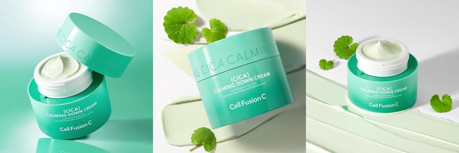 셀퓨전씨 시카 카밍 다운 크림 50ml / 저자극 수분 보습 진정 쿨링 시카 크림