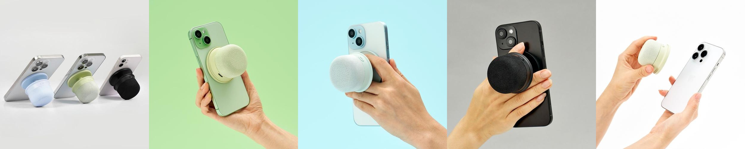 블루필 사운드팝 홀더 블루투스 스피커 무선 미니 휴대용 캠핑 자전거 맥세이프