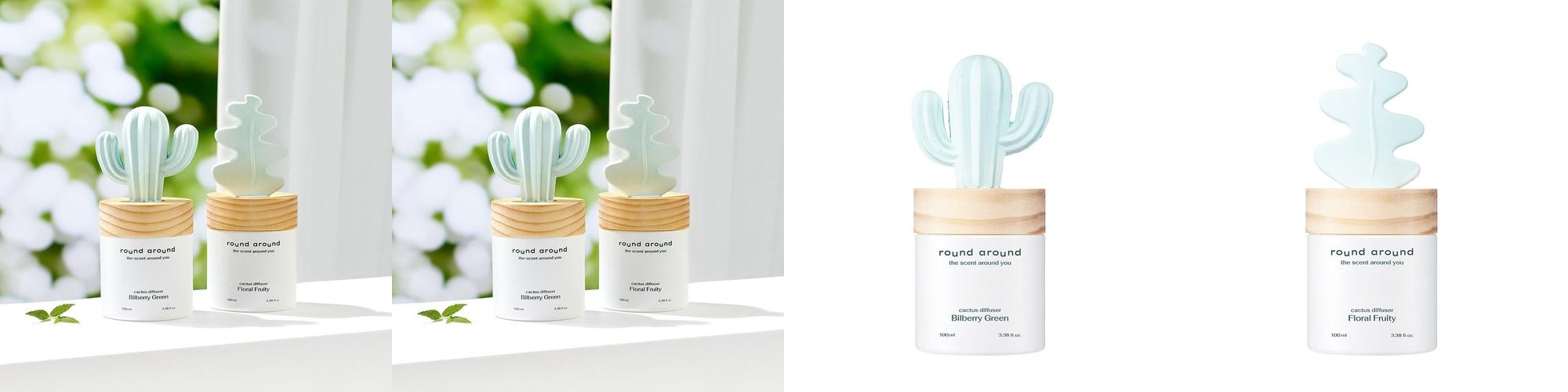 라운드어라운드 선인장 디퓨저 100ml 2종 택1