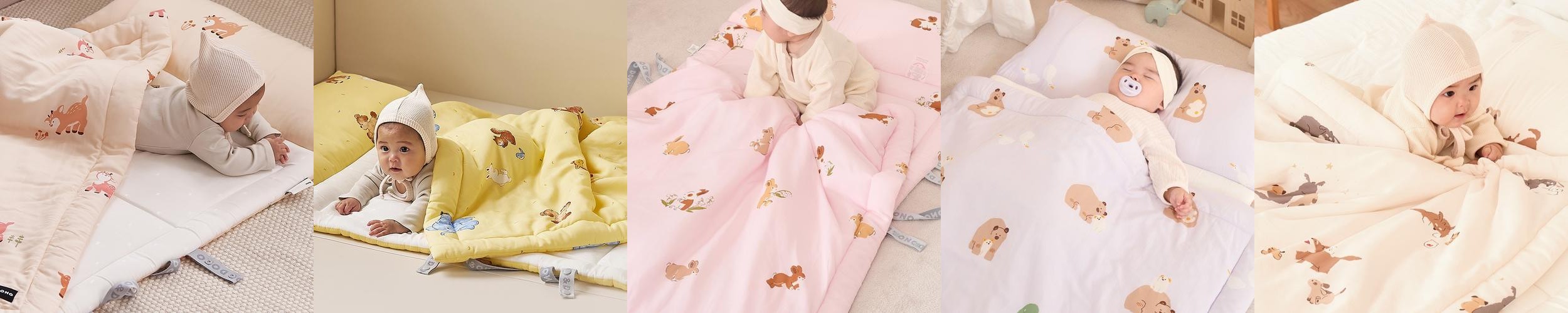 [바로발송] 올포홈 구르미 어린이집 낮잠이불 일체형 건조기 버터크림 낮잠패드+베개솜