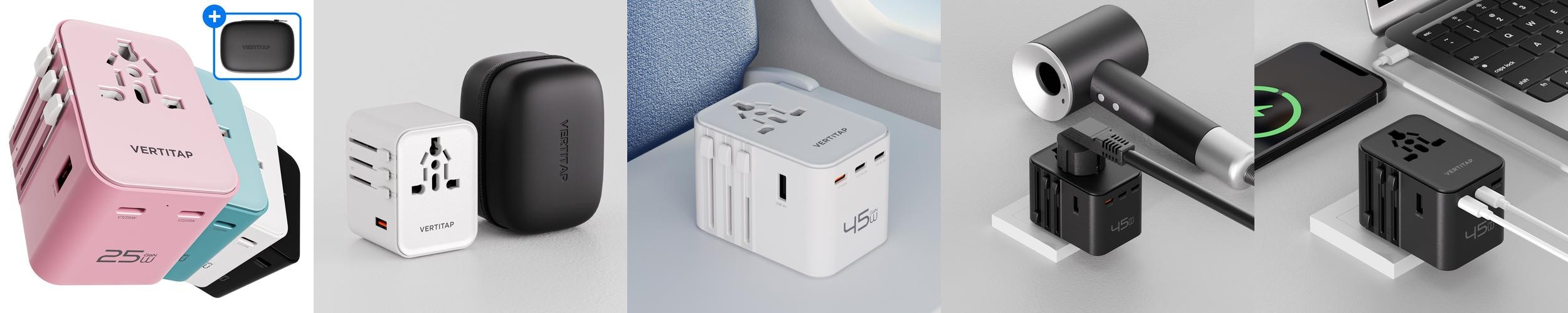 버티탭 트레블러 에어 PD 25W 멀티 어댑터 해외 전세계 여행용 멀티탭 usb 콘센트 플러그 돼지코 일본 베트남 중국 홍콩 태국 대만 필리핀 미국 유럽 싱가포르 호주
