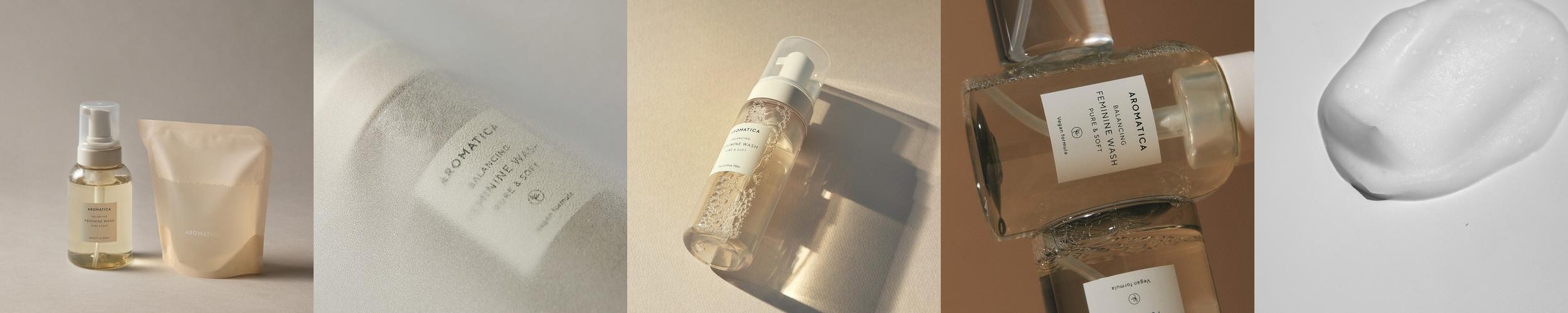 아로마티카 퓨어 앤 소프트 여성청결제 본품 & 리필 세트 (본품 용량 선택 + 리필 300ml) 이너퍼퓸 와이클렌저 y존케어 저자극 페미닌워시