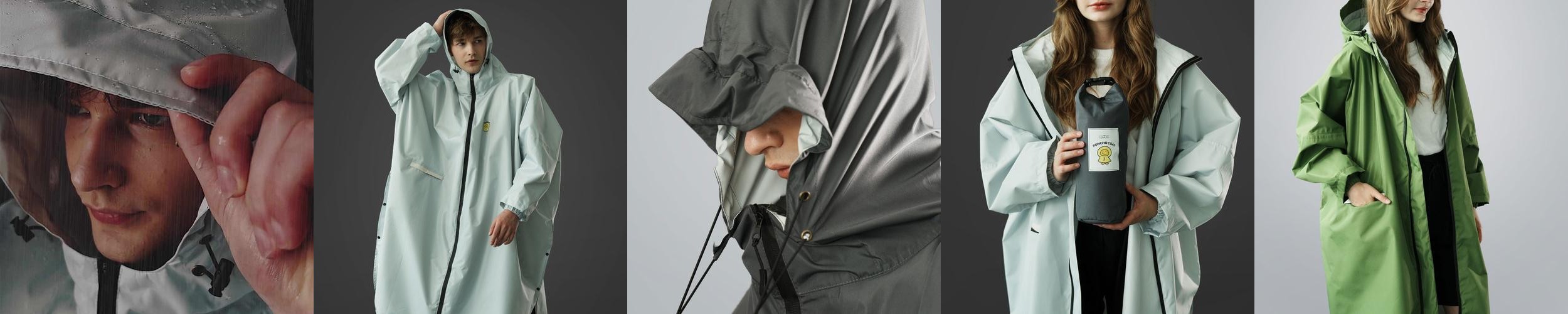 남자 우비 등산용 아웃도어 대만여행용 성인방수우의