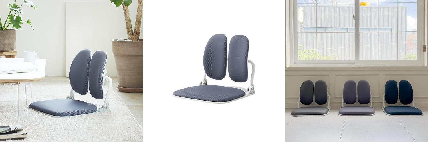 [N배송][슈퍼적립]듀오백 온돌 D922 패브릭 좌식 등받이 폴딩 허리편한 앉은뱅이의자