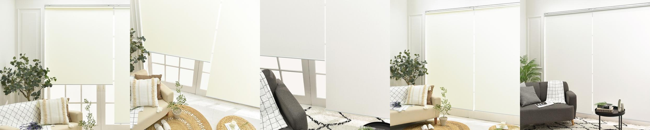 아라크네 암막 롤스크린 블라인드 듀오양면 방염 30×30