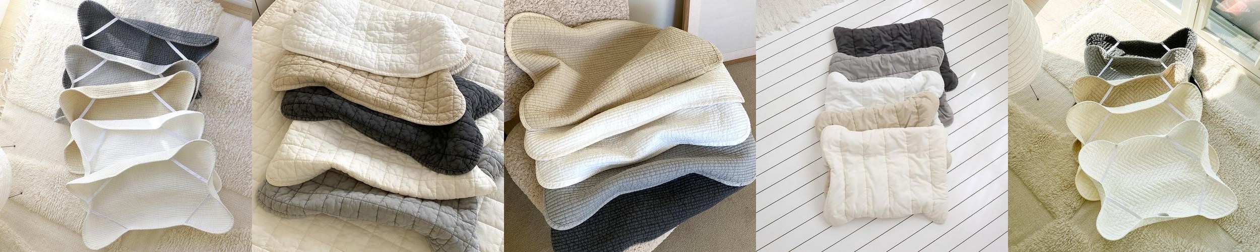 1+1 오가닉 순면 무형광 피그먼트 밴딩 밴드형 베개커버 4060