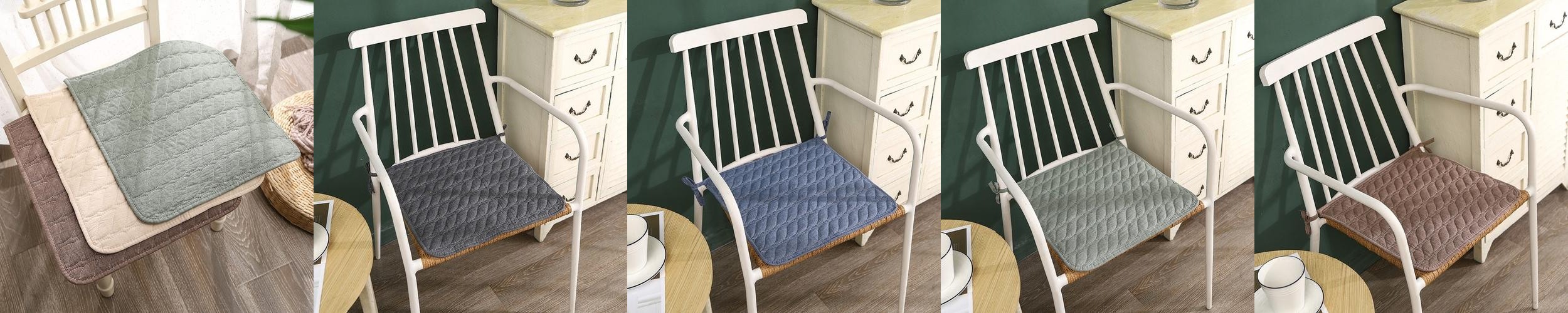 식탁 의자방석 사무실 논슬립 미끄럼방지 얇은 사각 패드 45X45