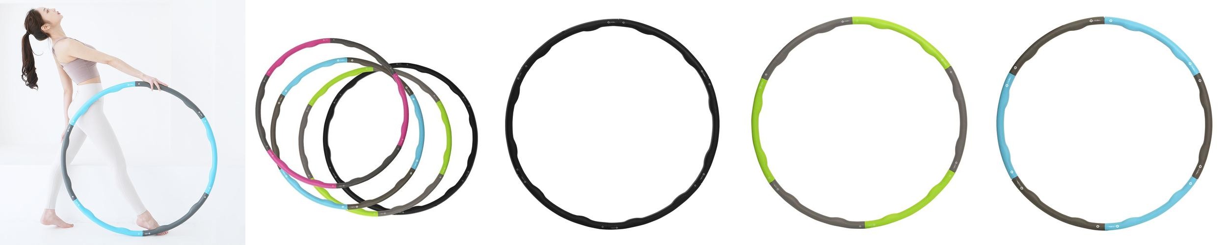 하디로어 스마트 훌라후프 다이어트 실내 운동 뱃살 지압 홈트 기구