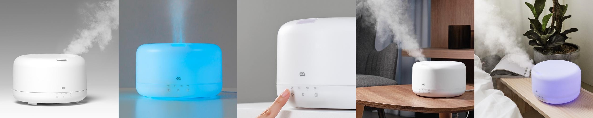 블루필 듀얼젯 미니 가습기 1L 대용량 사무실 탁상용 캠핑 휴대용 가습기