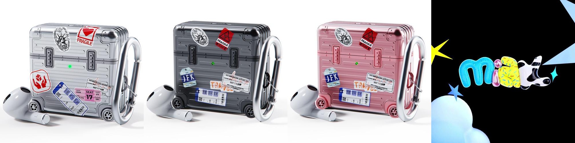 미아크 에어팟 4세대 캐리어 케이스