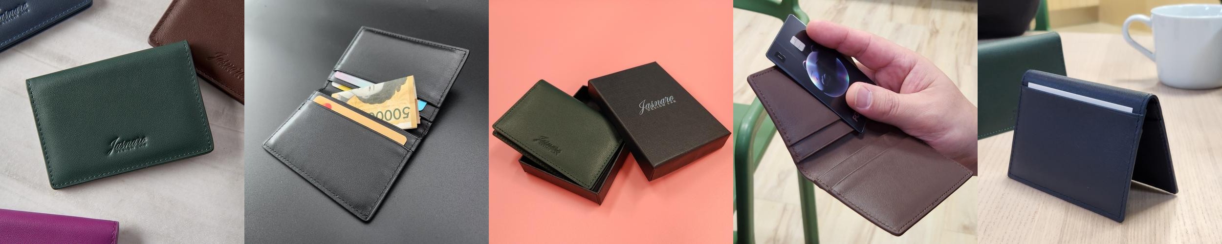 슬림핏 RFID 차단 교통카드 중복 인식 방지 카드지갑 (BRO-2)