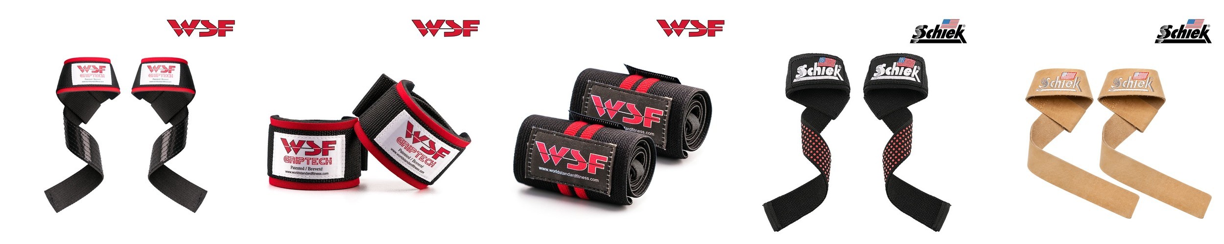 WSF GripTech Lifting Straps 그립테크 리프팅 패드 헬스 스트랩