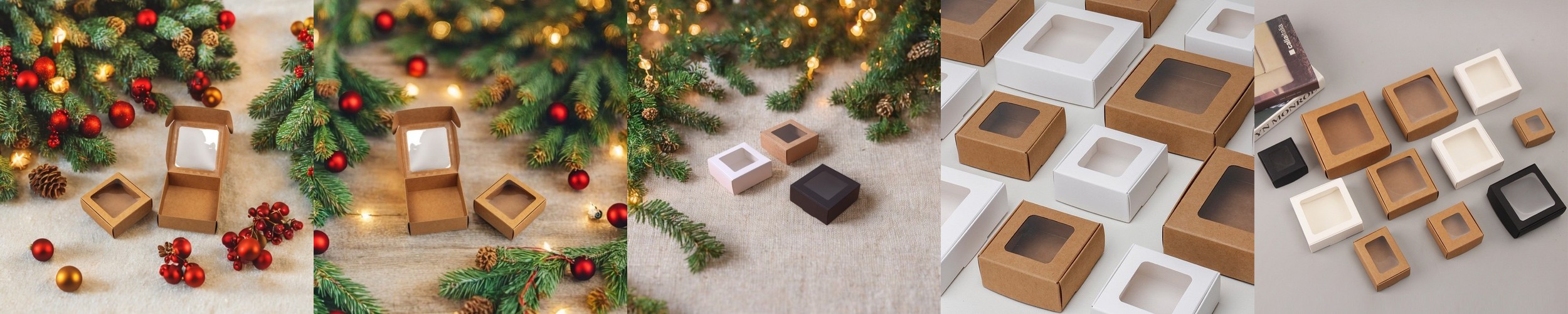 투명창 상자 미니 박스 선물 포장 답례품 쿠키 비누 소형 종이 단상자 크라프트 1호