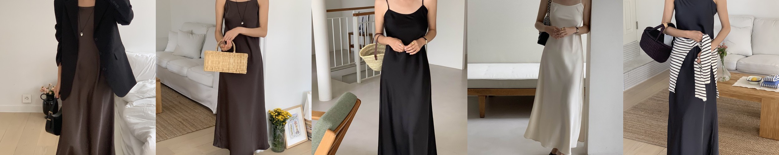 브이넥 호피 레오파드 롱 원피스 (아이보리,그린) 봄 여름 플라워 쉬폰 벨트 맥시 퍼프