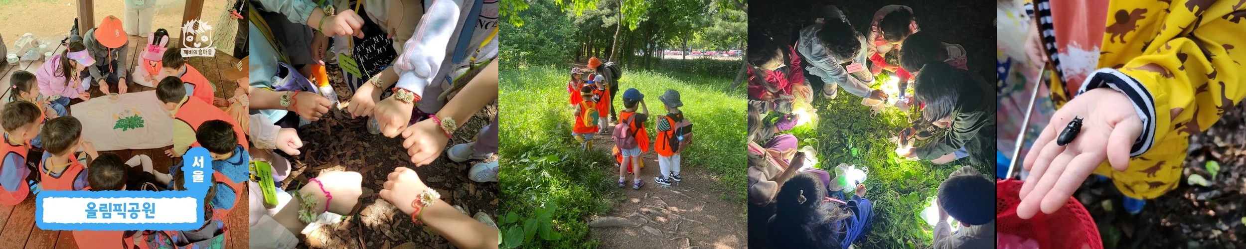 [깨비의숲마을][올림픽공원] 서울 송파구 숲체험 어린이 봄 유아 초등 자연 곤충 주말 체험 학습