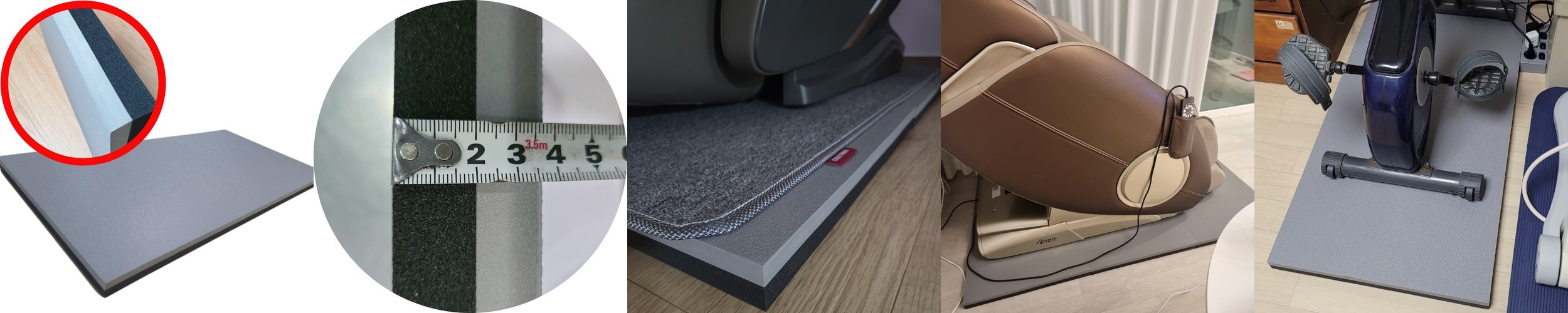 덕진스펀지 안마의자 실내자전거 매트 운동기구 충격흡수 층간진동 소음방지 런닝머신 방진 스탠다드 패드