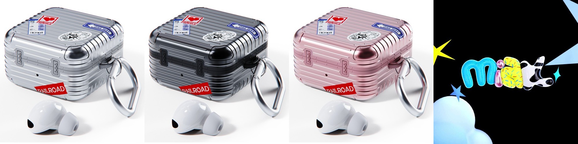 미아크 갤럭시 버즈2 / 버즈 프로 2 / 버즈 FE 캐리어 케이스