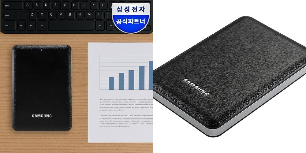 삼성 J3 USB3.0 휴대용 외장하드 2TB, 블랙