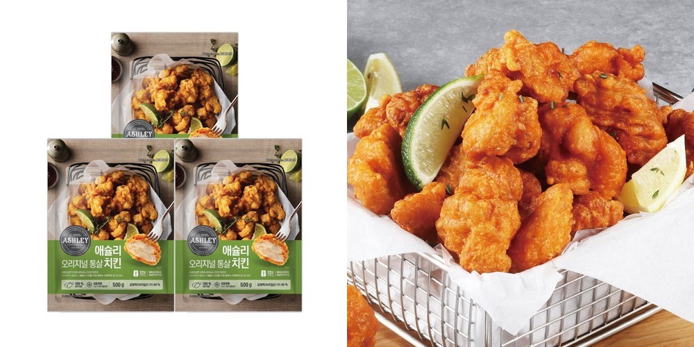 애슐리 오리지널 통살치킨 500g, 3개