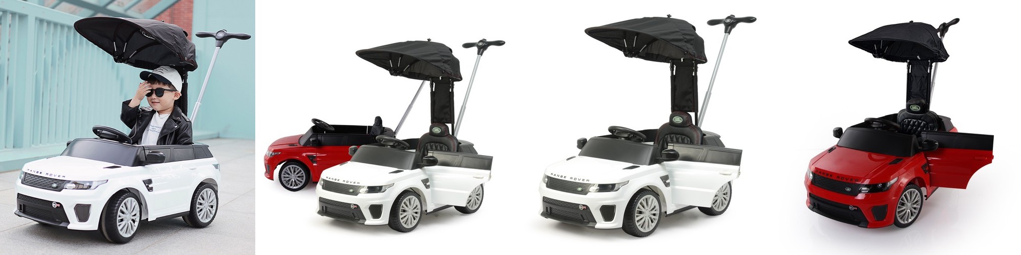 미니쿠퍼 유아 전동푸쉬카 2in1 +방풍커버