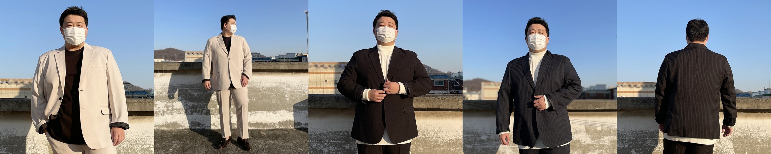 셀프웨딩 베이지수트 2종 결혼식 야외촬영 웨촬 스몰웨딩