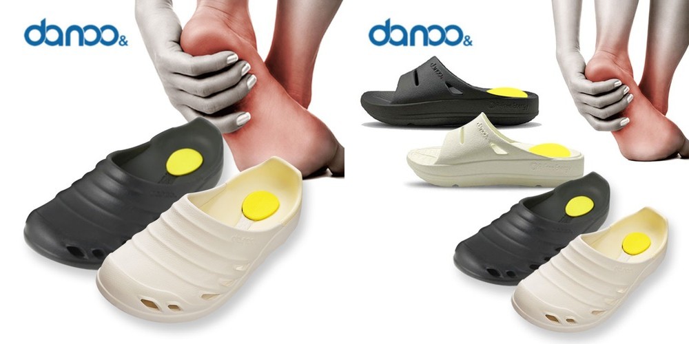 다누앤 힐링맥스 M-1 족저근막 보호 발편한 슬리퍼 실내 사무실 샌들 여름 실내화 간호화 키높이 힐에그 논슬립