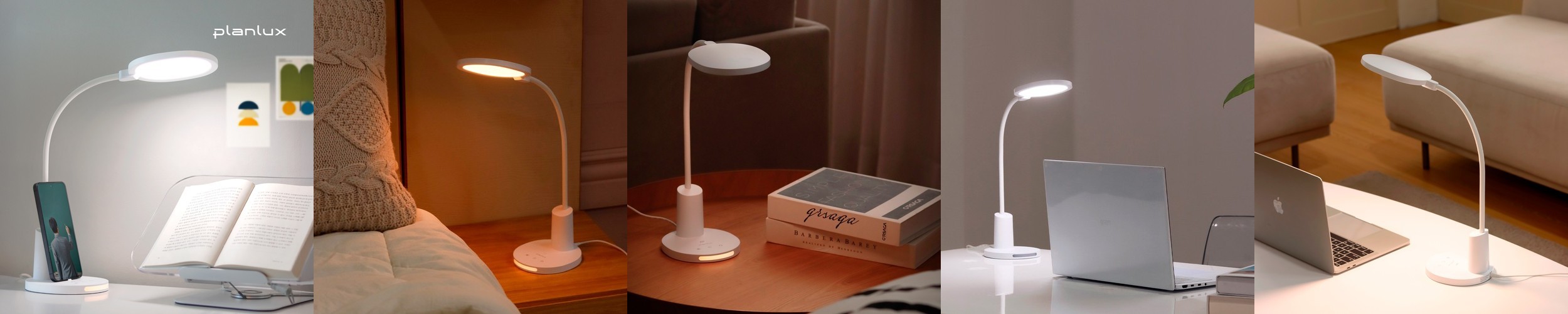 플랜룩스 LED 책상스탠드 조명 학습용 모티엘리 탁상 LED스탠드 시력보호 공부 독서등