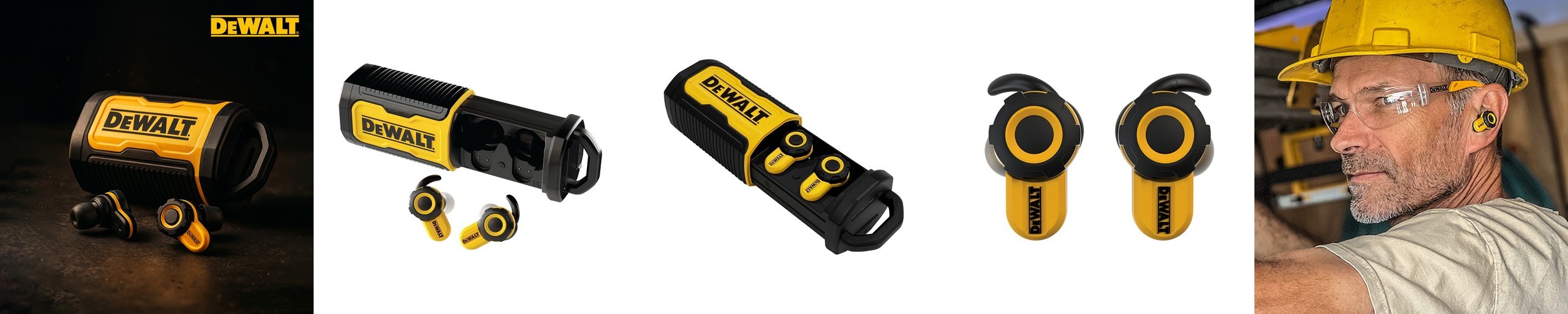 디월트 Pro-X2 ANC 노이즈캔슬링 무선 블루투스 이어폰 이어버드 DXMA1902097