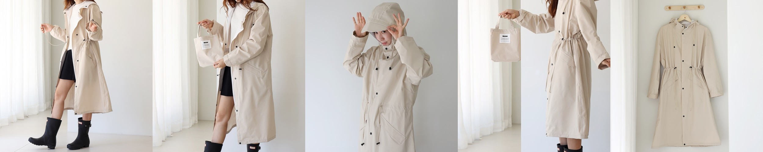 예쁜 여자 우비 판초 우의 골프 케이프 비옷