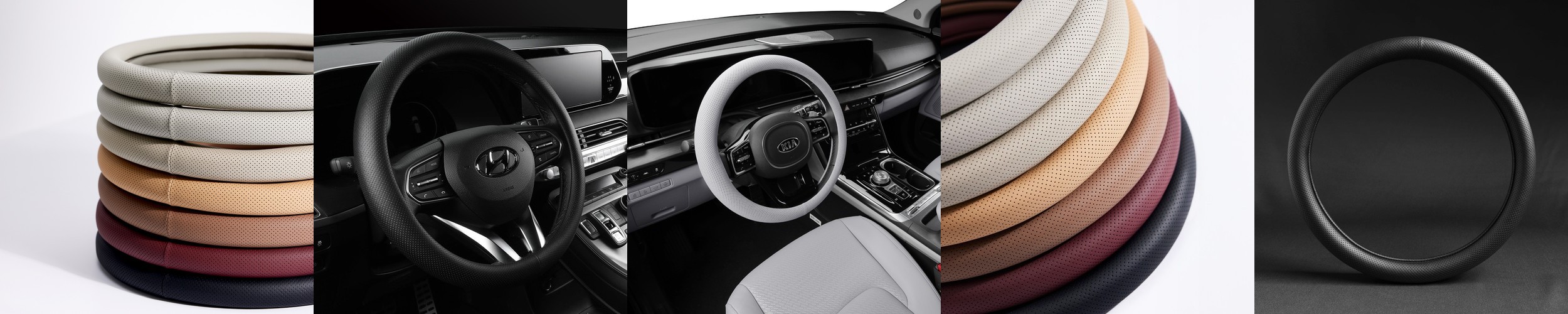 메이튼 핸들커버 얇은 여름 논슬립 가죽 타공 전차종