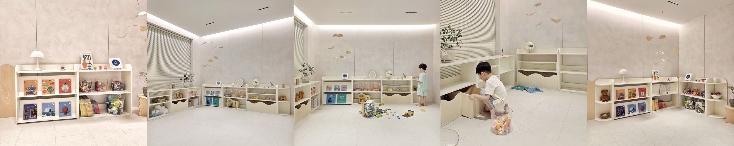 착한목수 소나무 DIY 원목 낮은 책장 책꽂이 아기 교구장 수납 2단600