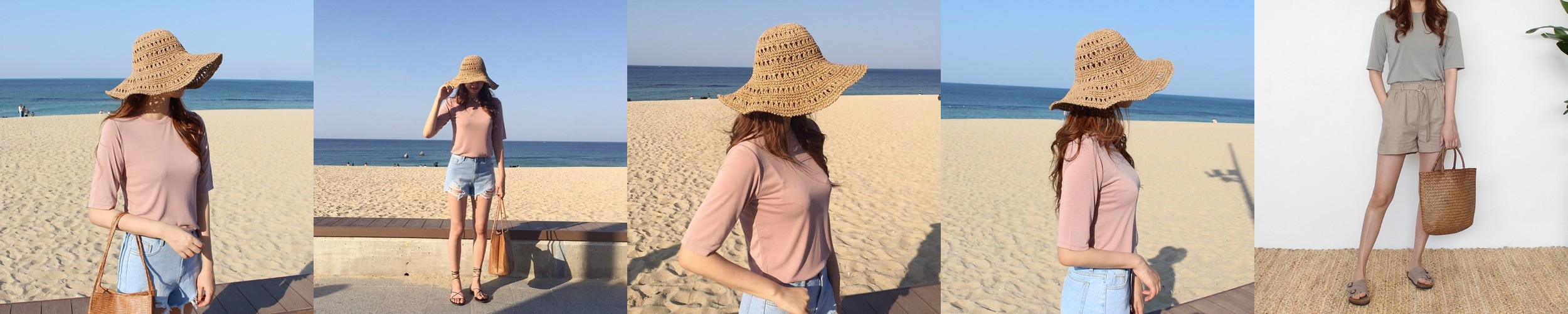 실켓티셔츠 여성 7부 면티 이너 루즈핏 실크티셔츠 봄 여름