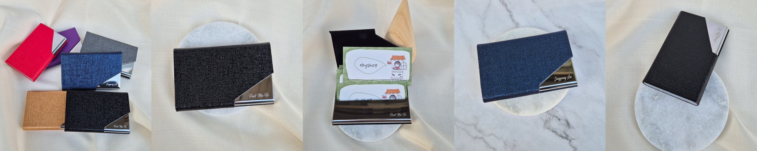 명함케이스 각인 남자 메탈 자석 카드 명함지갑