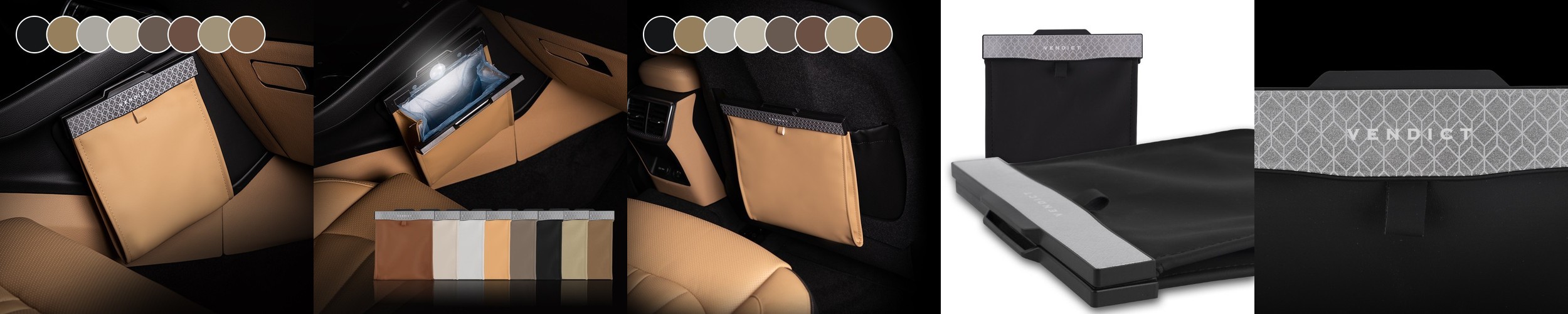 크레이지몬스터 디올뉴 싼타페 MX5 전용 퀼팅 쓰레기통 + 내장비닐 50매