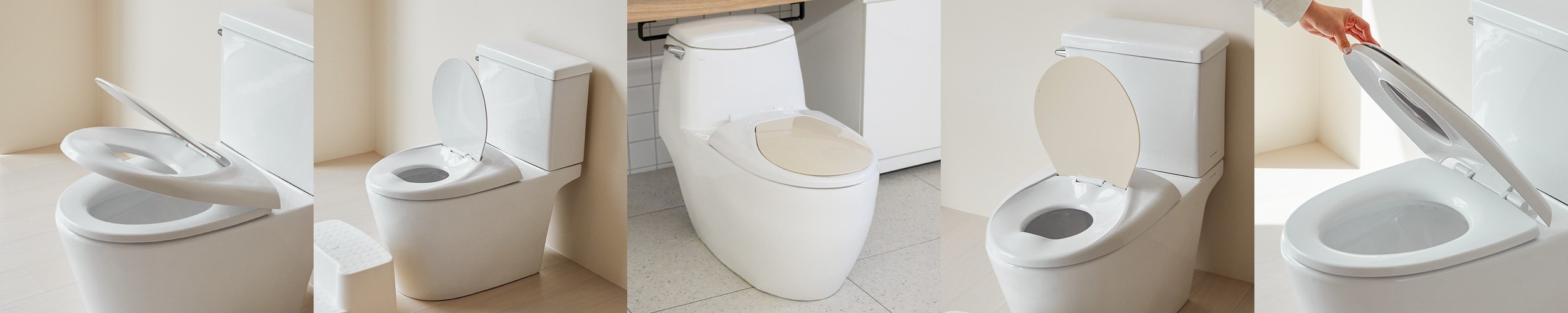 간편설치 와토스 무소음 댐퍼시트 변기커버 슬로우 다운 상부체결형