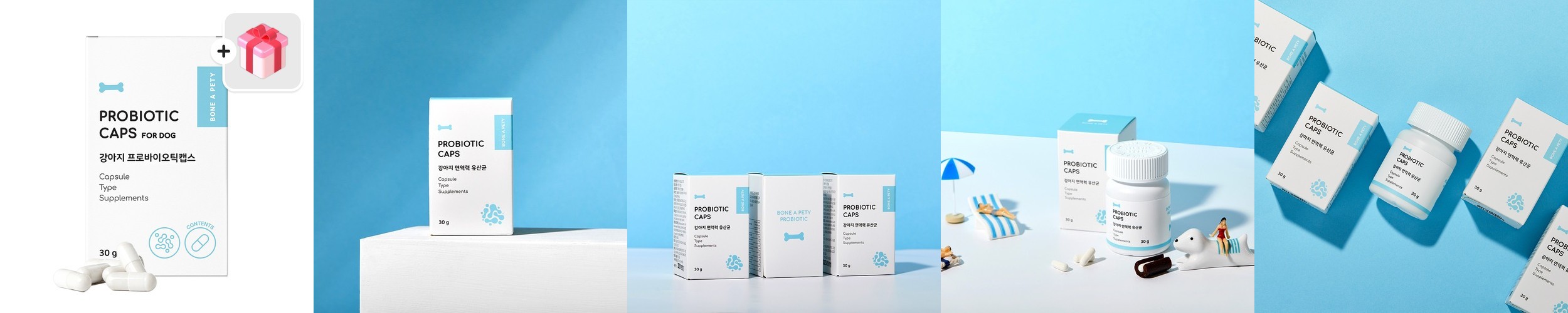본아페티 프로바이오틱캡스 강아지 모유 구강 유산균 60포, 1개