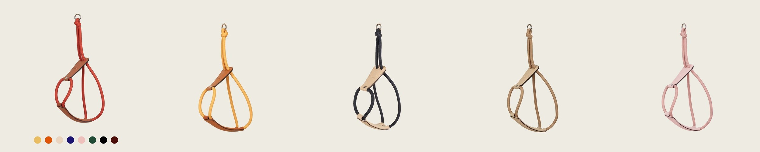 국산 뿌꾸베베 뉴트럴 X형 강아지하네스 가죽 안경하네스 소형견 중형견 가슴줄