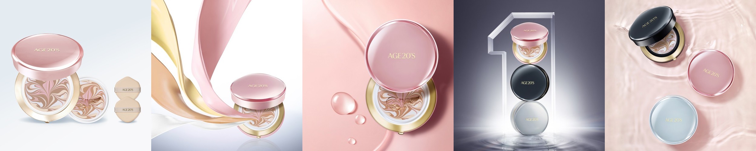 에이지투웨니스 시그니처 에센스 팩트 마스터 모이스처 14g 본품+리필 (+퍼프2매) (SPF50+ PA++++)