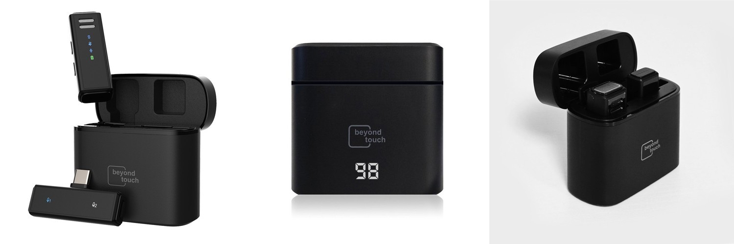 비욘드터치 에어마이크프로 무선 핀마이크 유튜브 스마트폰 아이폰 싱글 USB-C