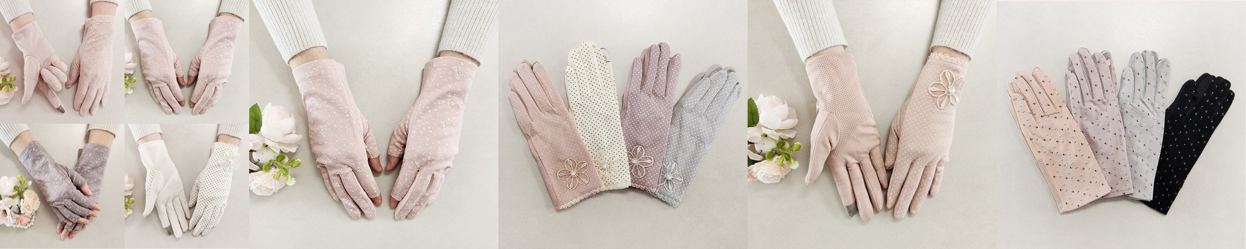 자외선차단장갑 여성 운전장갑 여름 운전용 손가락 장갑