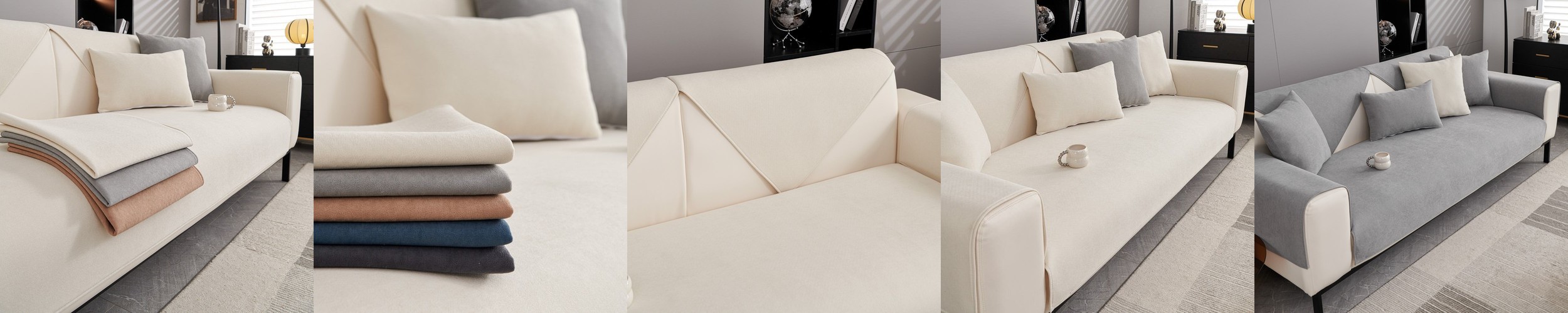 온브릭 논슬립 생활방수 스크래치방지 쇼파패드 3인용 사계절용