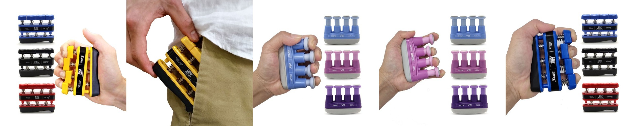 지손 그립 VIA GRIP 손가락악력기 손재활운동 무소음악력기