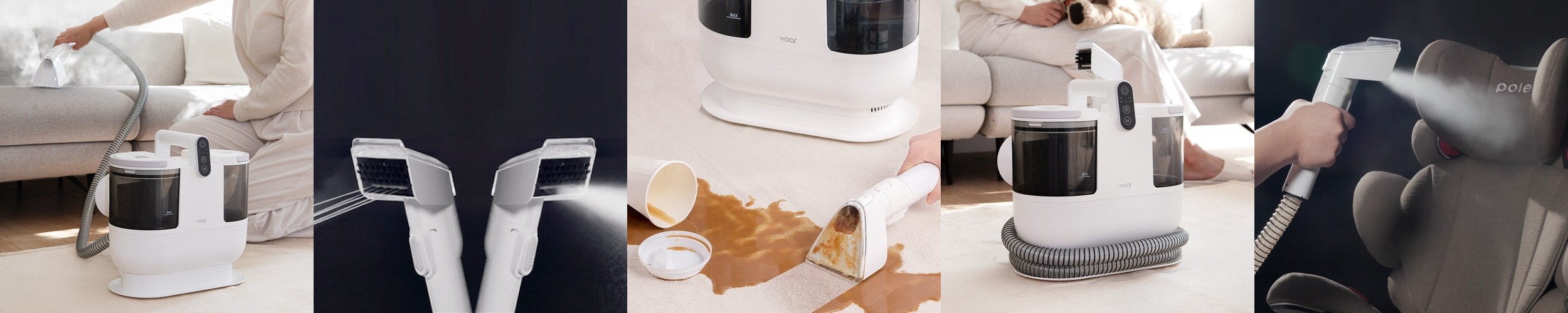 보아르 미스팀클링 습식청소기 고온수 스팀 침구 패브릭 쇼파 카페트 매트리스 이불 침대 청소