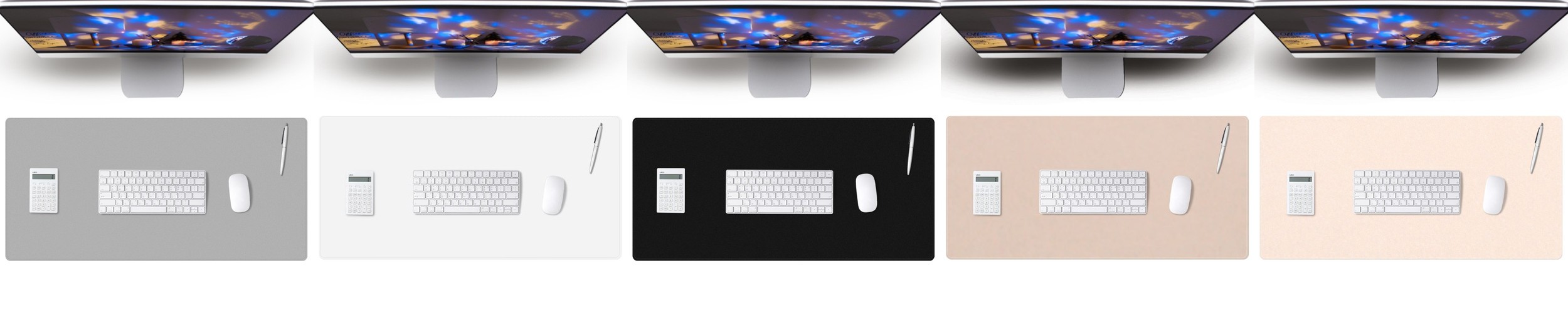 히든피스 프리미엄 패브릭 린넨 키보드 마우스 데스크 패드 매트 덮개 깔개 깔판