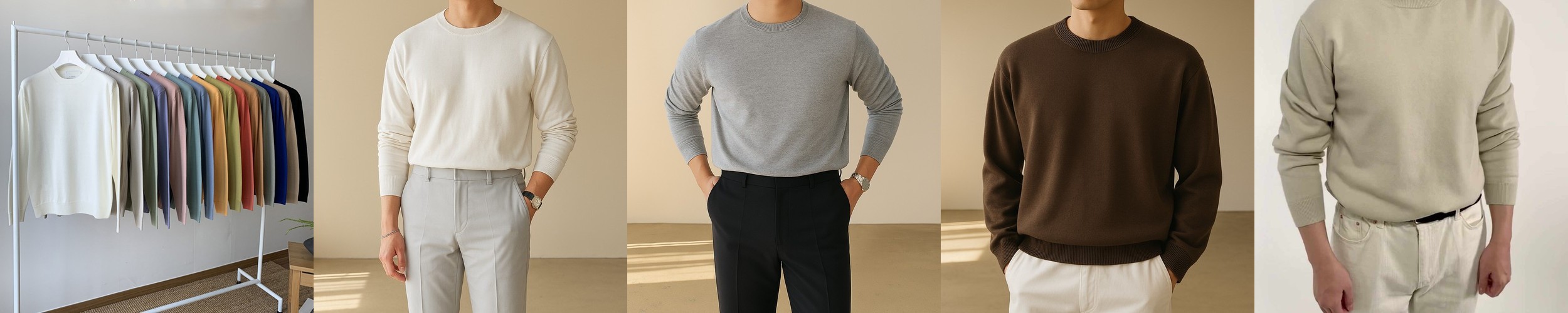 투얼 여성 긴팔 겨울 오버핏 루즈핏 브이넥 모헤어 니트