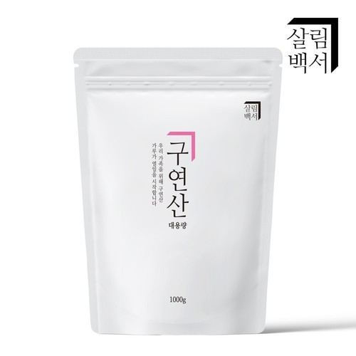 1+1 살림백서 구연산 1000g 대용량