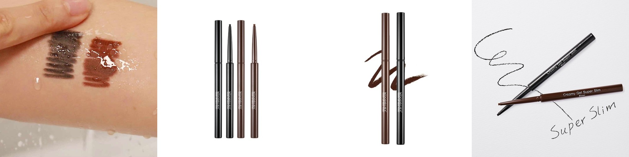 [우드버리] 크리미 젤 슈퍼슬림 오토 아이라이너 0.12g (2color)