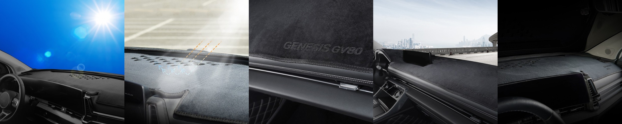 DUB 플라즈마 논슬립 벨벳 대쉬보드커버 전차종