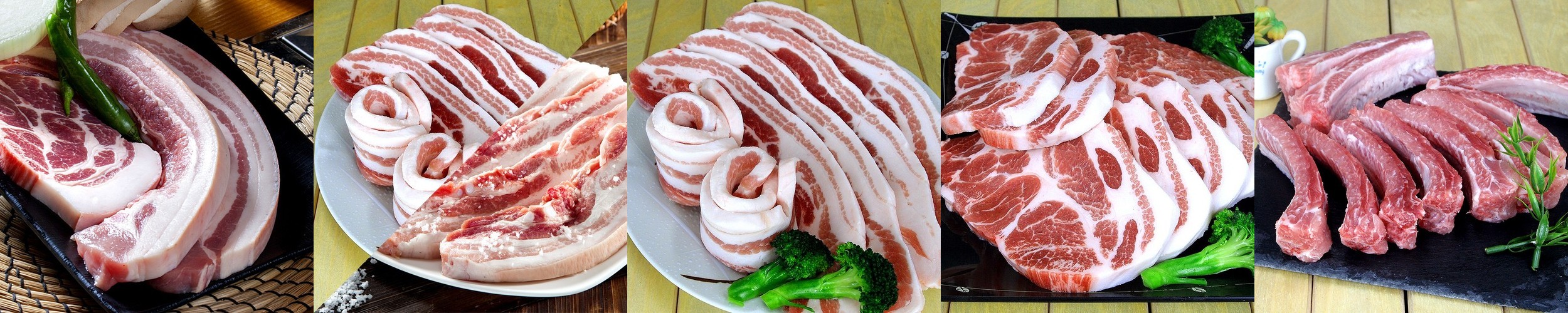 고기소녀 삼겹살 오겹살 항정살 목살 냉동 통삼겹 듀록 통오겹살 미박