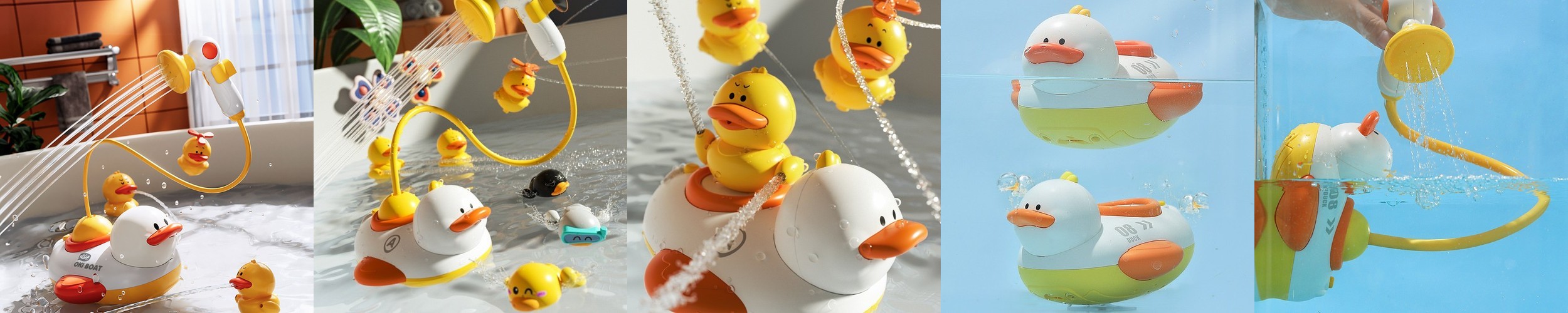 키저스 오키보트 샤워기 분수놀이 일반형 유아 돌 아기 물놀이 목욕놀이 장난감